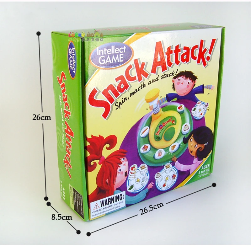 Snack Attack вращающийся стол спиральный матч настольная игра антистрессовый гаджет