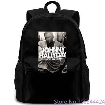 

johnny hallyday mon pays c'est l'amour- show original title Hipster Harajuku Brand backpack