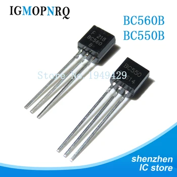 

50pcs BC550B + BC560B every 25pcs BC550 BC560 TO-92 Power Transistor