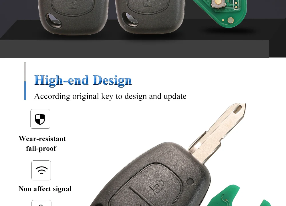 Keyforkess 2 pulsanti chiave a distanza per auto 433mhz ID46 Chip Transmister per Renault Traffic Master Vivaro Movano Kangoo Ne73 VAC102 lama 8 Keyforkess 2 pulsanti chiave a distanza per auto 433mhz ID46 Chip Transmister per Renault Traffic Master Vivaro Movano Kangoo Ne73 VAC102 lama - H403cfbb7c8e24c17bc6407ae8a367c9dt