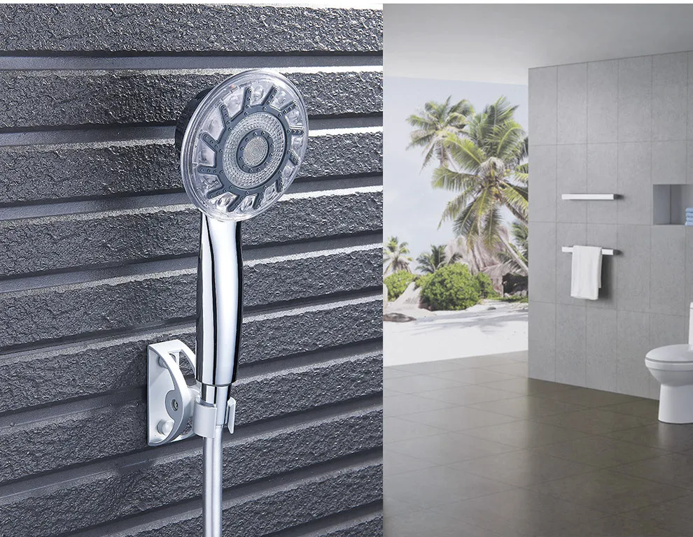 Manufacturers Direct Selling Handheld Sprinkler LED Temperature Control Shining Children Bath Shower Bathroom Shower Bath Rain N