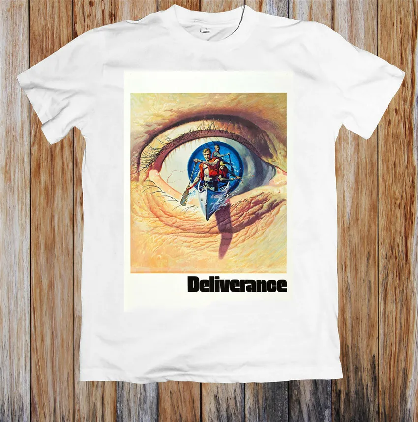 Deliverange 1970-х Ретро кино постер унисекс футболка Цифровая печатная Футболка |