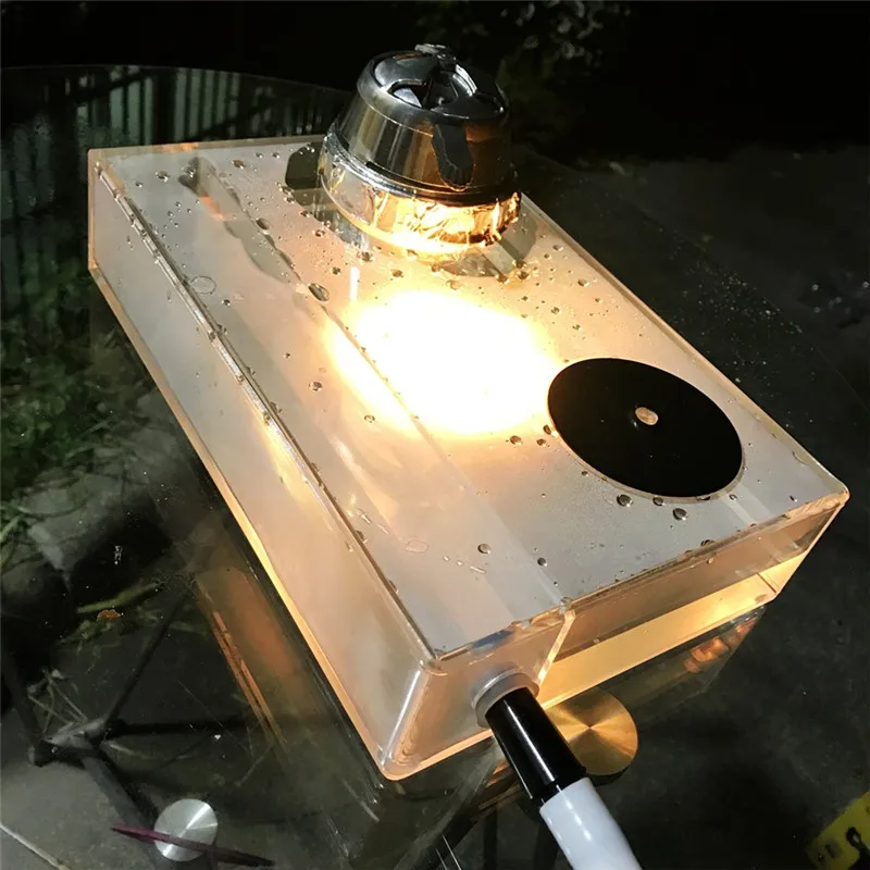 

Hookah Shisha Chicha Pipe with LED Light Silicone Bowl Hose Charcoal Holder Metal Tongs Chicha Narguile Accessories Acrylic