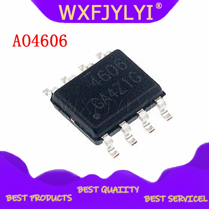 10 шт. AO4606 SOP8 AO4606C SOP 4606A SMD 4606 | Электронные компоненты и принадлежности