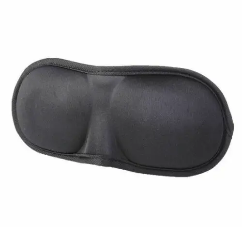 3D маска для сна натуральная глаз покрытие век тени повязка на глаза мягкая