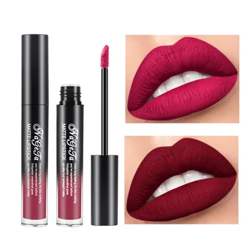 

2019 Brand NAGETA 24 Color Non-stick Cup Matte Lip Gloss Velvet Matte Liquid Lipstick Waterproof Long Lasting Moisturizer Sweet