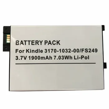 

TTVXO 1900mAh Battery for Kindle 3G,Kindle 3 Wifi, Kindle Graphite, Kindle Keyboard,170-1032-00,GP-S10-346392-0100,S11GTSF01A