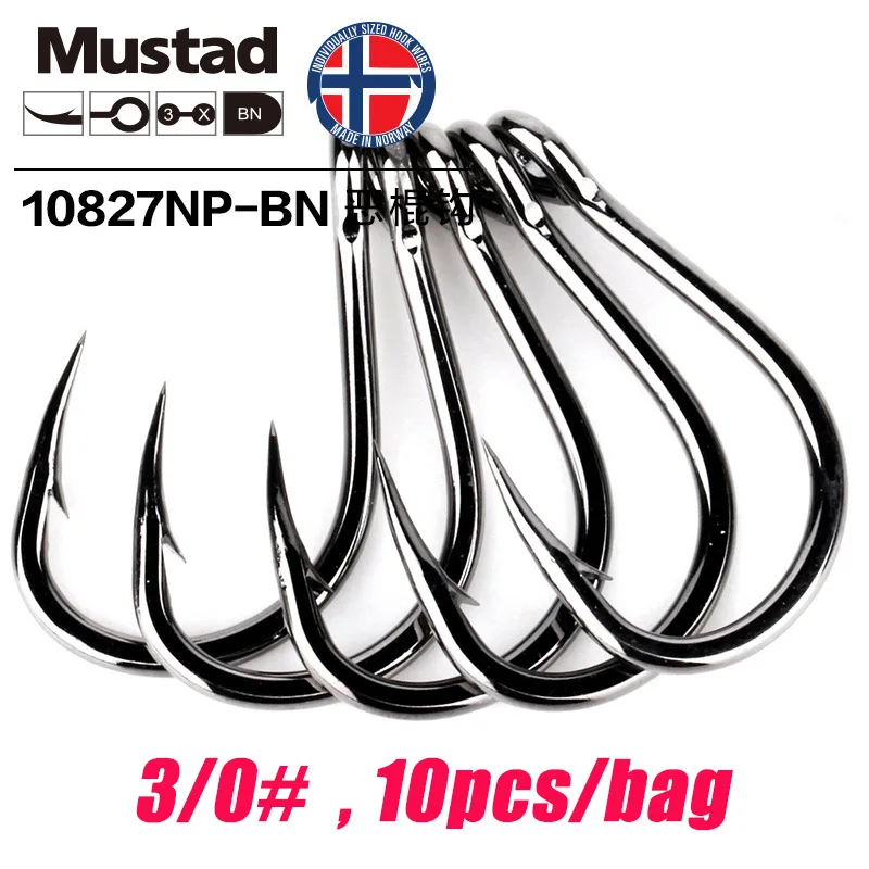 Norwegen Spezial JB Meeres-Haken MUSTAD 34081-DT 10/0 und 12/0 Großfischhaken 