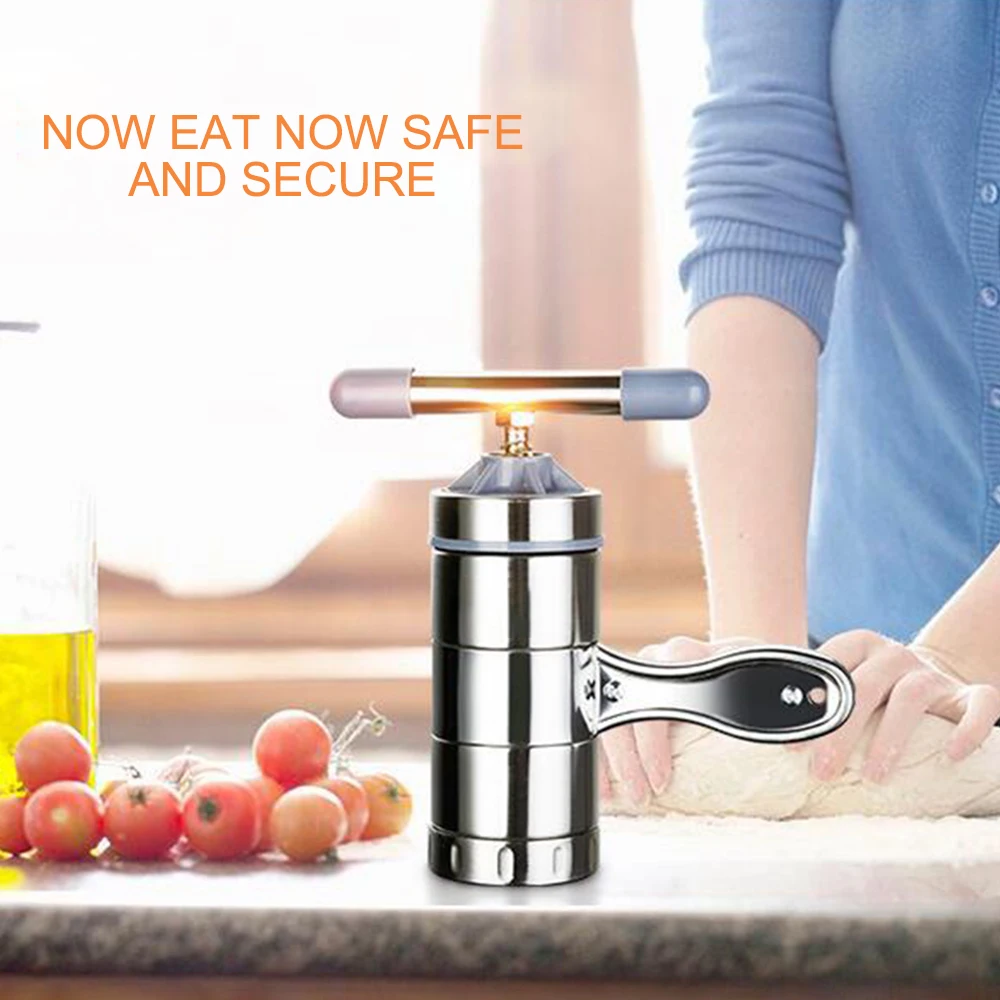 

5 Mould Pasta Noodle Maker Machine Cutter For Fresh Spaghetti Kitchen Pastry Noddle Making Cooking Tools Kitchenware