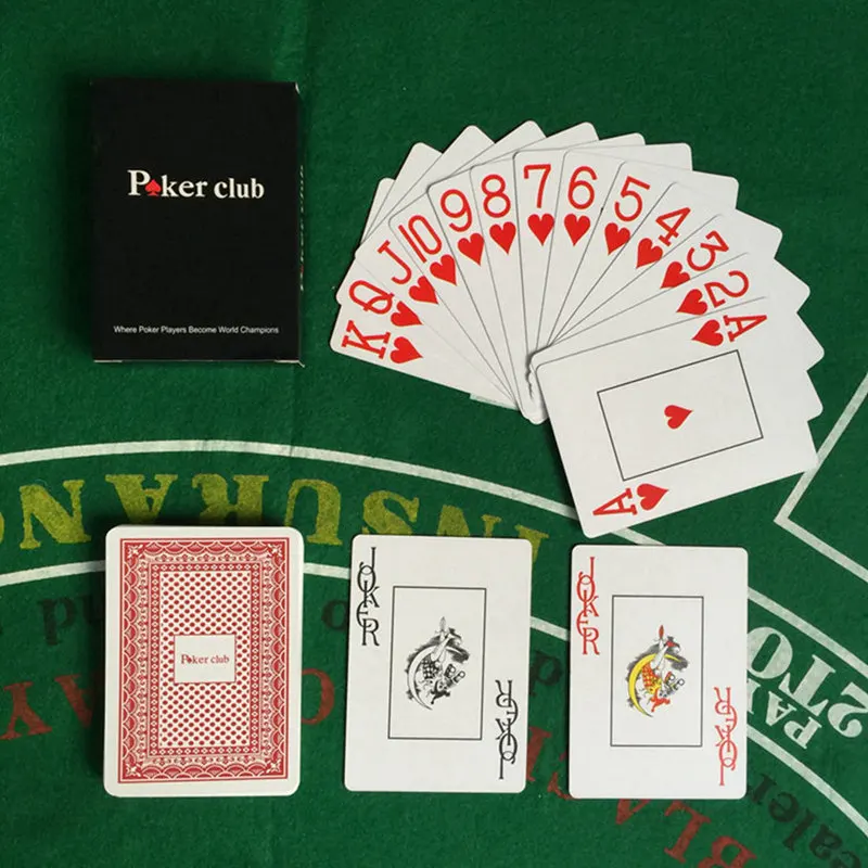 10Red K8356 гладкие водонепроницаемые 10 компл./лот Baccarat Texas Hold'em пластиковые игральные карты ПВХ покер клуб карты; настольные игры 2,48*3,46 дюймов - Цвет: 10Red