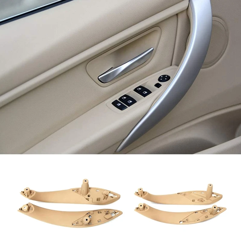 Four Doors Car Interior Door Pull Handle Cover Armrest Bracket for BMW