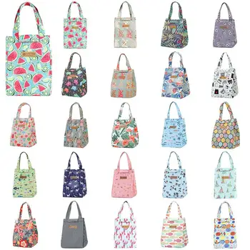 

Functional Cooler Lunch Box Portable Insulated Pouch Unisex Cartoon Leisure Outdoor Bento Lunch Bag Thermal Food Picnic Women#D