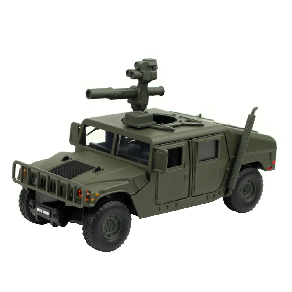 As Shown Вытяните назад модель автомобиля игрушечные весы военная модель X сплав модель автомобиля Diecasts игрушка со звуком светильник для детей Подарки - Цвет: As Shown