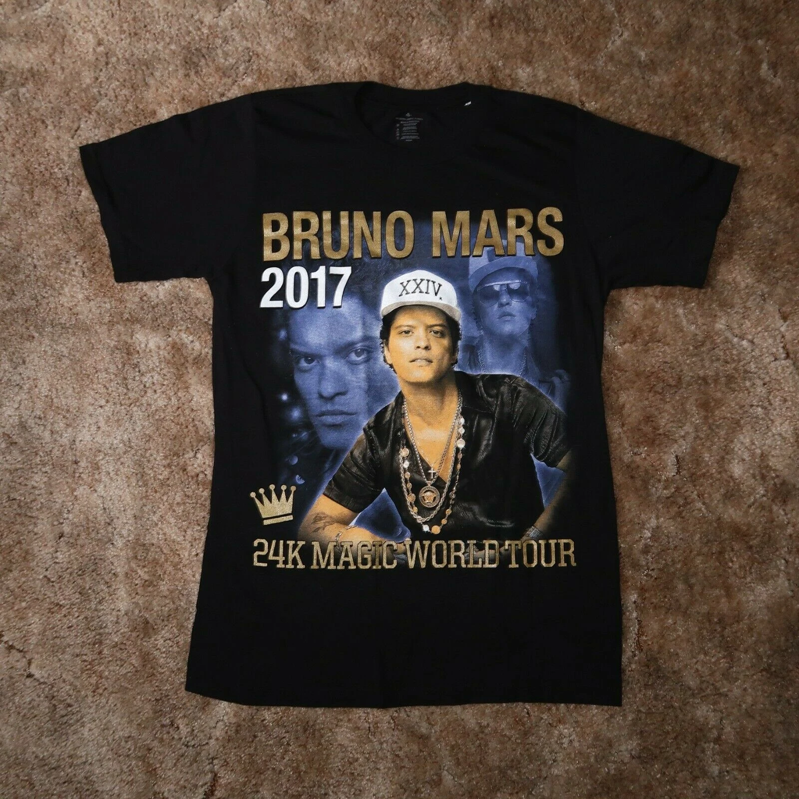 Bruno Mars 24k Magic Outfit Sale | Bruno Mars 24k Magic Tour Shirt - 24k  Black Mens - Aliexpress