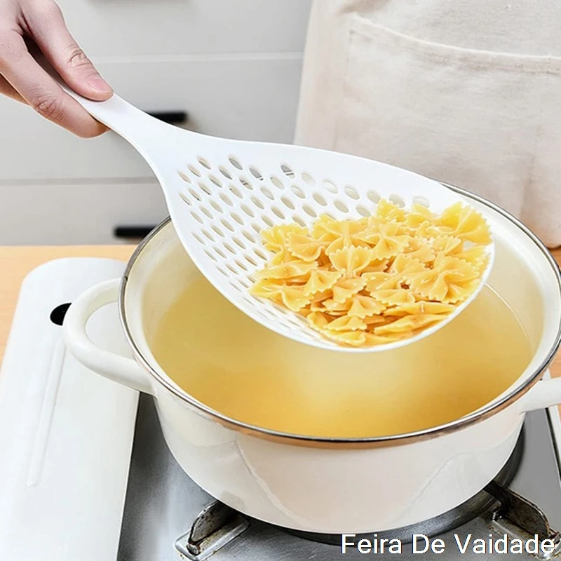 Портативный 1 шт. Кухня нейлоновая ложка для супа Черпак с защитой от ожогов