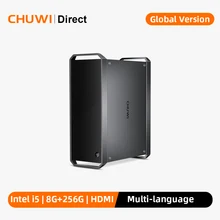 CHUWI – Mini PC Windows 10, Intel Core i5, Mini ordinateur de bureau, décodage 4K, 8 go de RAM, SSD de 256 go, Ethernet Gigabit, Wifi 2.4G/ 5G