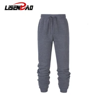 LiSENBAO, хлопковые джоггеры, мужские шаровары, для фитнеса, длина, мужские повседневные спортивные штаны, брюки высокого качества, Мужские штаны