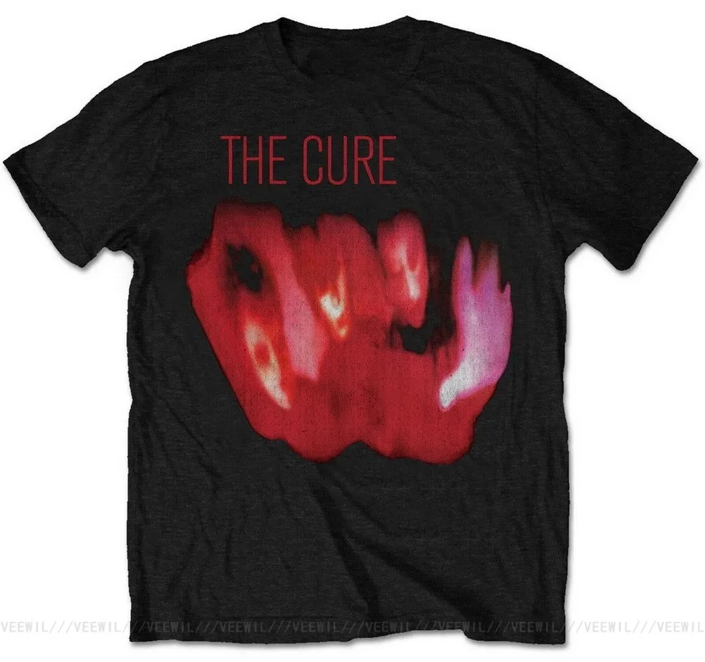 The Cure 'порнограф 'Футболка новые хлопковые ретро топы с круглым вырезом