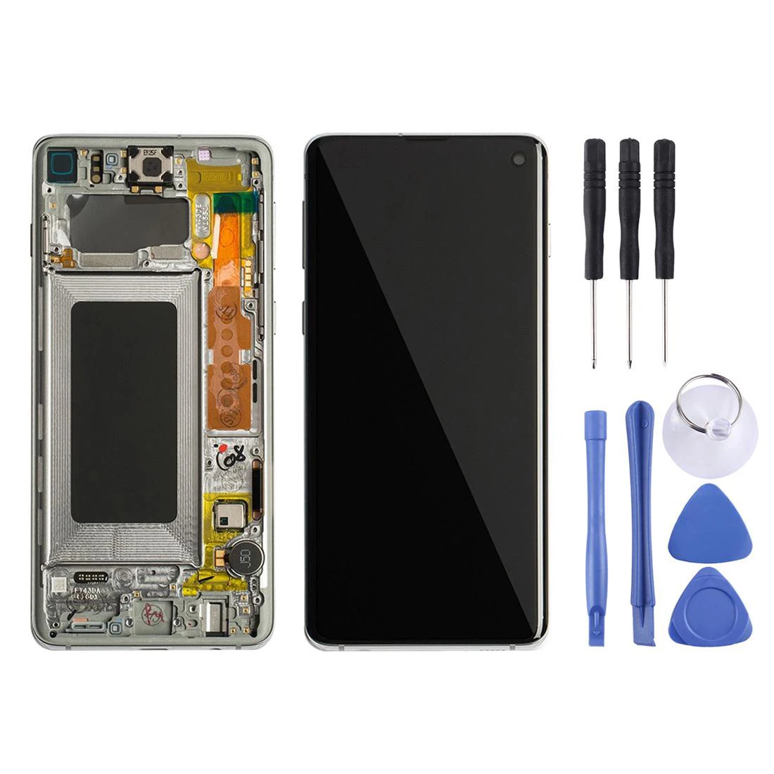 AMOLED S10 Plus lcd для samsung Galaxy S10P lcd SM-G9730 G973F G973U G973N дисплей сенсорный экран дигитайзер замена сборка