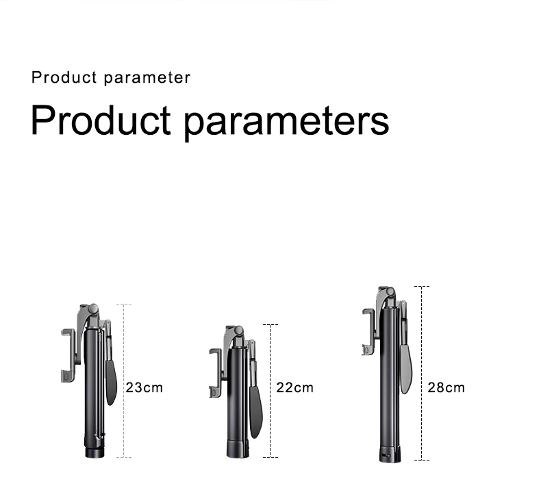 CYKE handheld self-timer stable tripod selfie stick bluetooth remote control short selfie stick tripod for Xiaomi Huawei