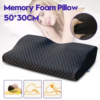

Latex Magnetic Slow Memory Foam Cervical Pillow Orthopedic Neck Pain Pillow for Side Back Sleeper Pillows Neck Head Back Support