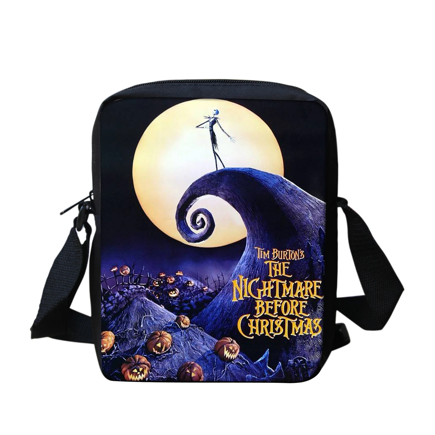 FORUDESIGNS/сумка-мессенджер с принтом Jack Skellington, Кошмар перед Рождеством, сумки через плечо, женская сумка, сумки на плечо, набор - Цвет: QE244E