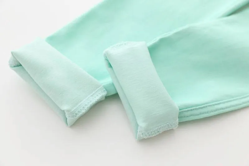 Высококачественные весенние узкие штанишки карамельного цвета для маленьких девочек-подростков, детские леггинсы, штаны для девочек, детские брюки - Цвет: light green