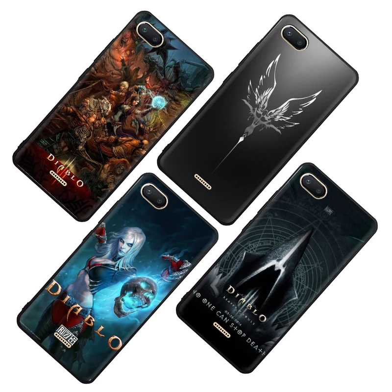 Diablo мягкий чехол для телефона Redmi 5 6 A 6 Pro S2 7 GO Note 5 6 7 Pro 4 4X 5A Prime