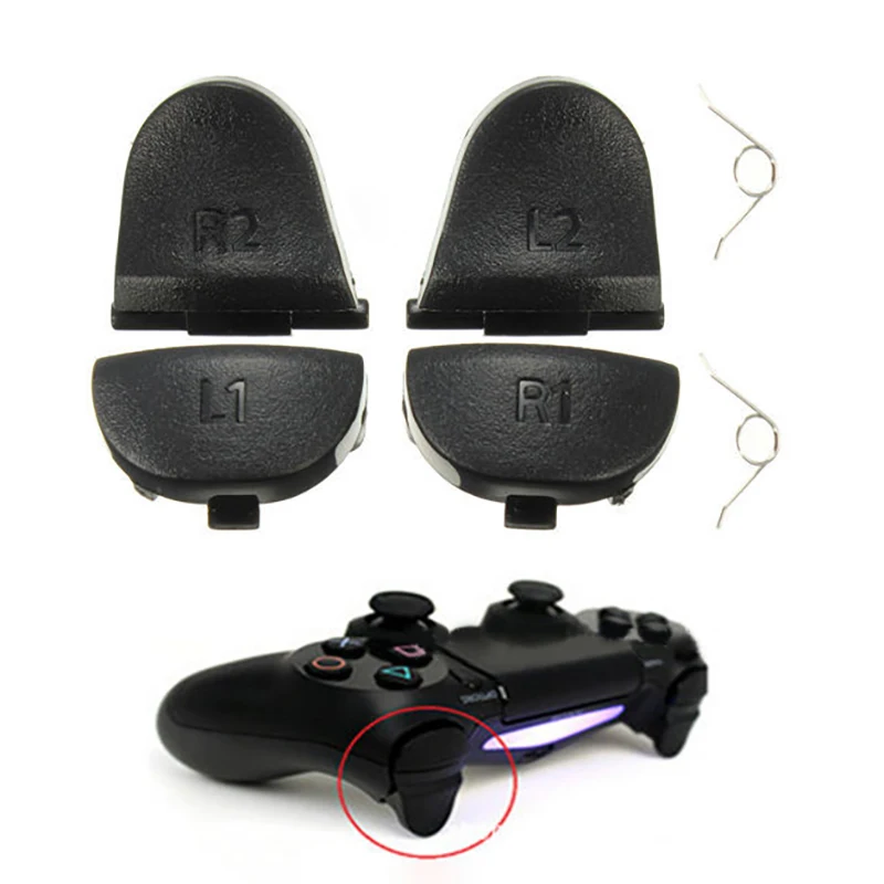 Аксессуары для игр с двойным ударом 4 PS4 контроллер L1 R1 L2 R2 кнопка запуска