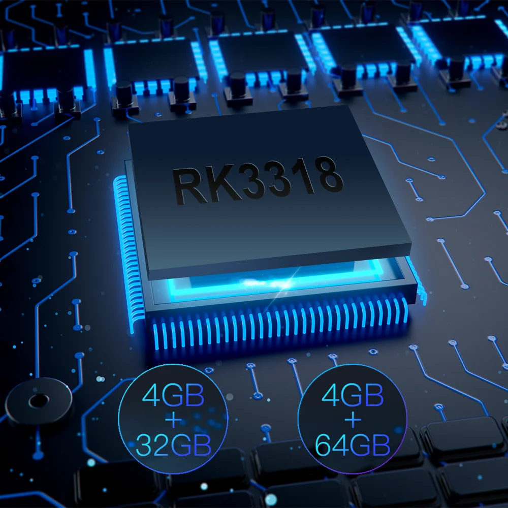 ТВ приставка HONGTOP android 10 RK3318 2 4G и 5G Dual wifi Смарт 4 ГБ 32 64 4k HD BT4.0 приставка|ТВ-приставки