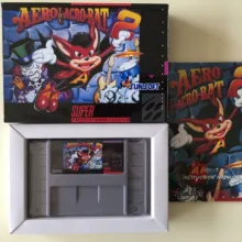 16 бит игры* Aero Acro-Bat 2(версия США! Коробка+ руководство+ картридж