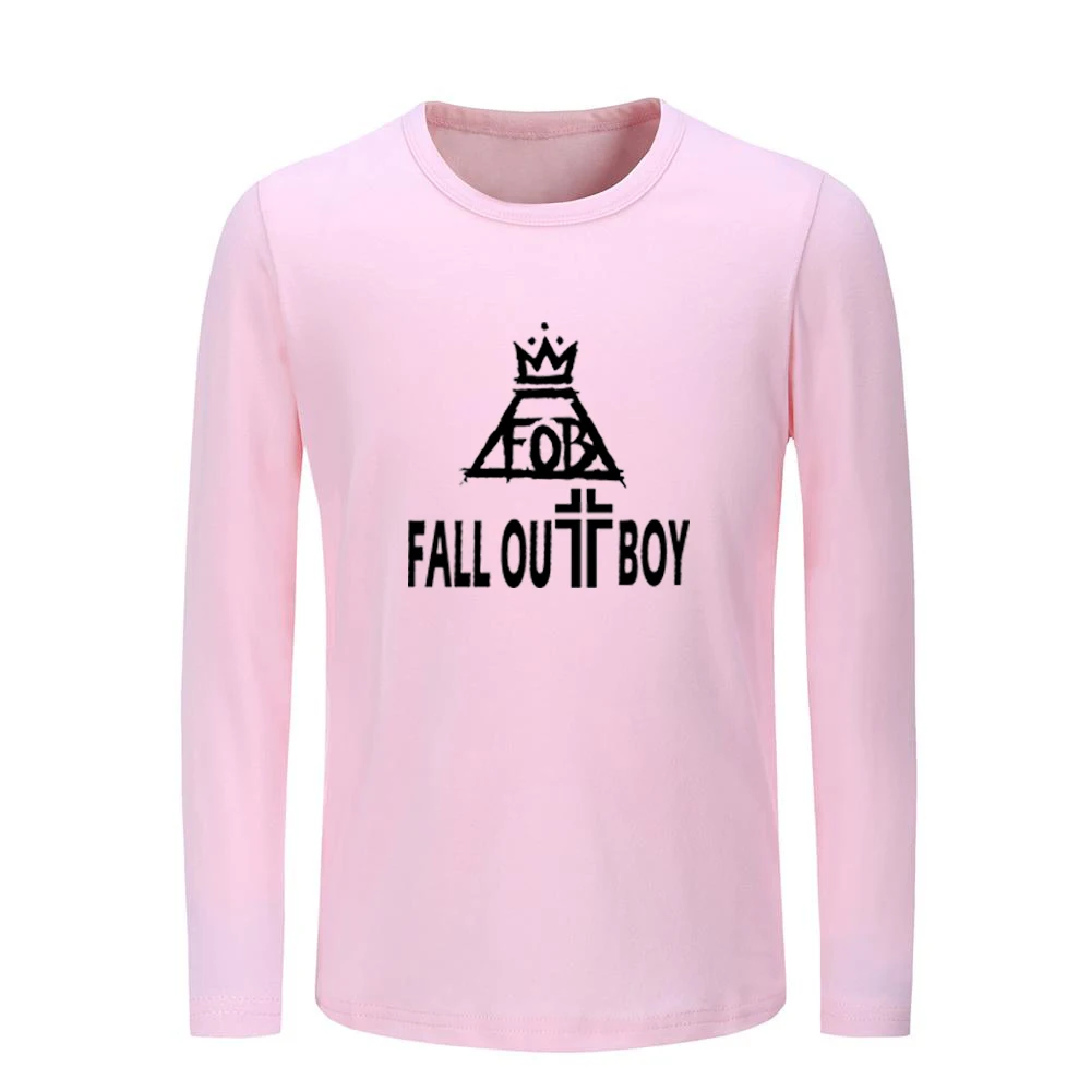 Детские футболки с рисунком в виде вуали и надписью Fall Out FOB Rock Band Pierce The Veil