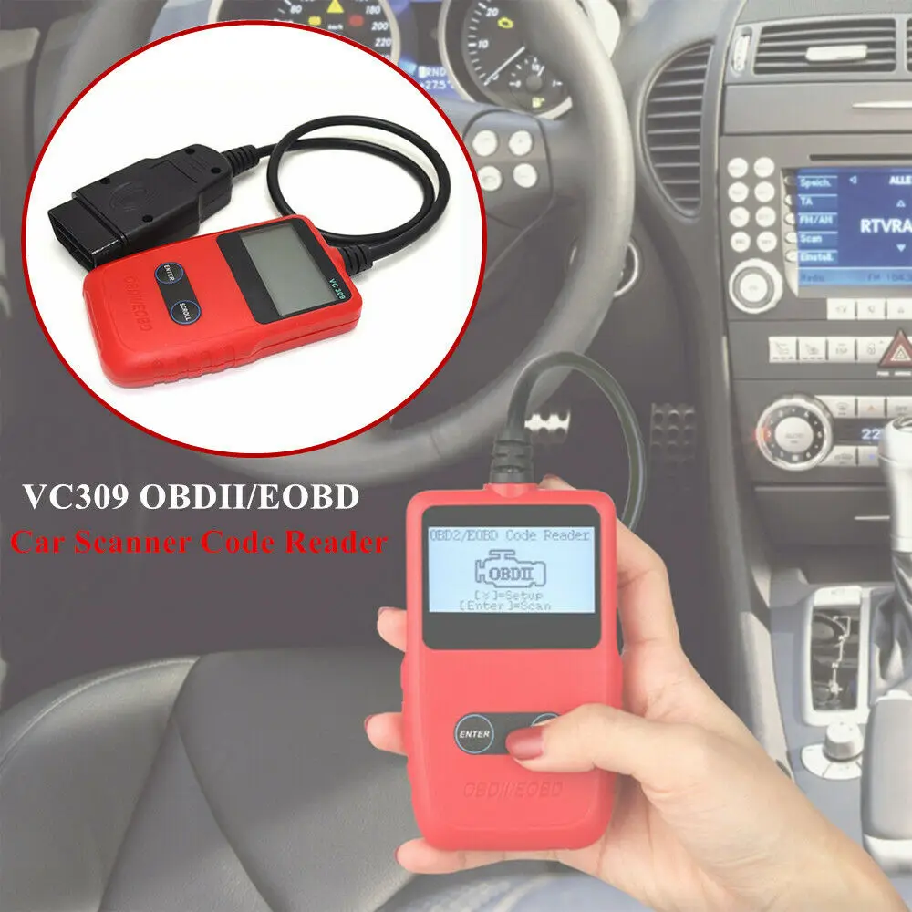 Автомобильный диагностический сканер VC309 инструмент OBD2 для азиатского