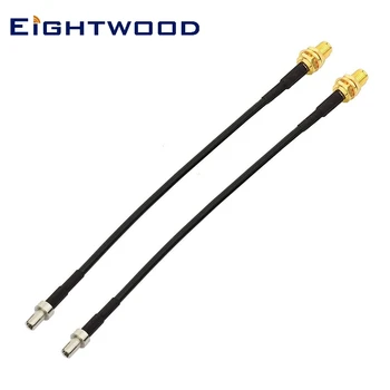 

Eightwood 2pcs 4G LTE Antenna Adapter SMA Female to TS9 Connector Pigtail RG174 Cable 15cm for 4G LTE Mobile Hotspot MiFi Router