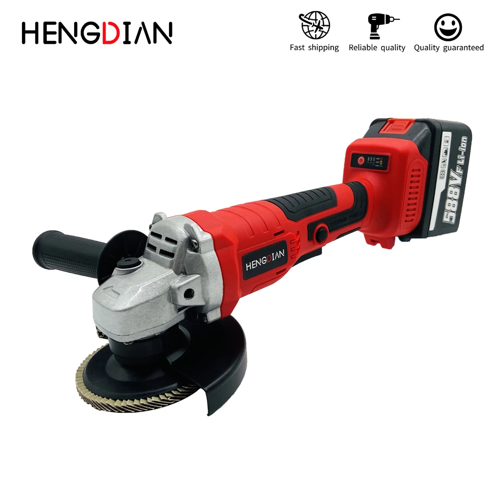 US $62.76 125mm Power Tool Workshop Tools Brushless Angle Grinder Long Lasting Life Lithium Battery Multifunctional Tool