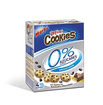 

Galletas Artiach 0% Azúcares Marbú Mini Cookies Con Pepitas De Chocolate 120gr