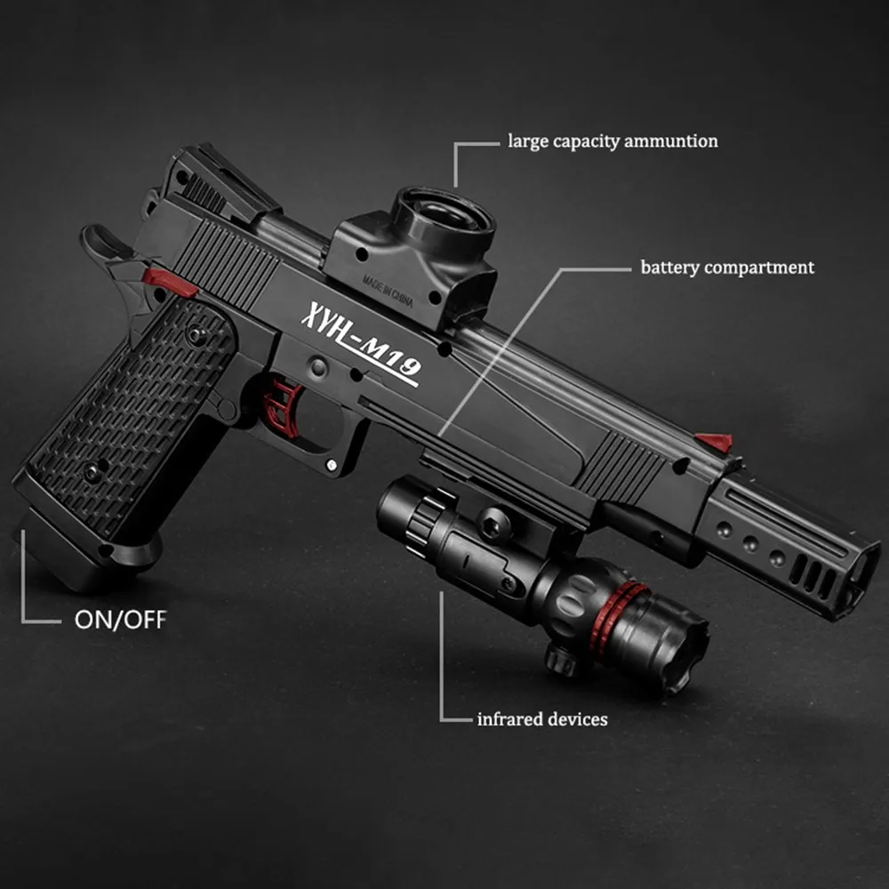Electric Burst Water Bullet Toy Gun Plastic Airsoft Water Gel Ball Pistol Boys Outdoor Game Shooting Toys Best Gifts for Kids (6)