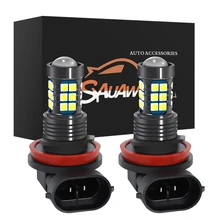 2pcs H11 LED Fog Light Bulb For Lexus IS250 C IS300 NX200 NX200t GS300h GS450h GS250 Car Driving Running Lamp Auto LED Light