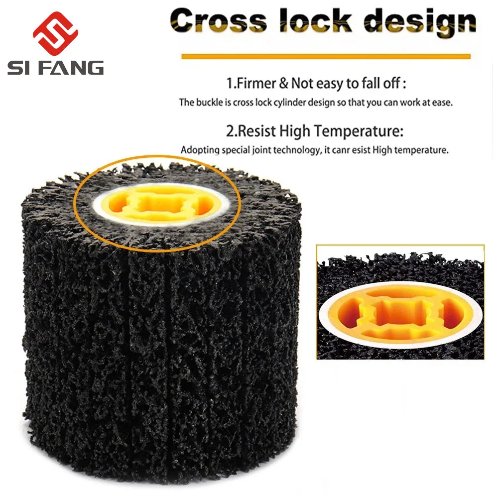 115*100*19mm Rost Farbe Entfernung Reinigung Rad für Metall Schleifen Edelstahl Schweißen Reparatur Reinigung Rad – Detail 12