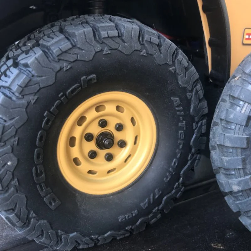 4 шт. металлический обод колеса 1,9 дюйма для 1/10 RC Rock Crawler Traxxas TRX-4 D90 D110 Defender Axial SCX10 90046 90047