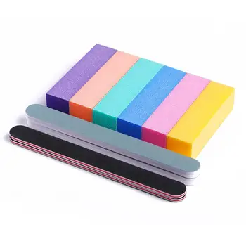 

Professional Nail Buffer Set Sponge Push Sandpaper Slim kitts Nail Art File Curve Manicures Tool Set Salon Nail Tools