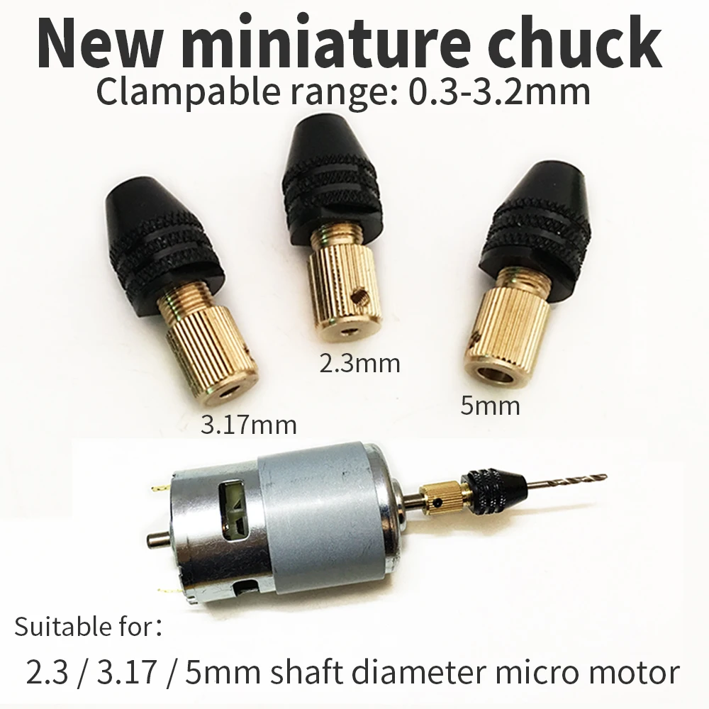 

THGS Mini 0.3-3.2mm Small For Mini Electronic Drill Chuck Bit Tool Set Universal New