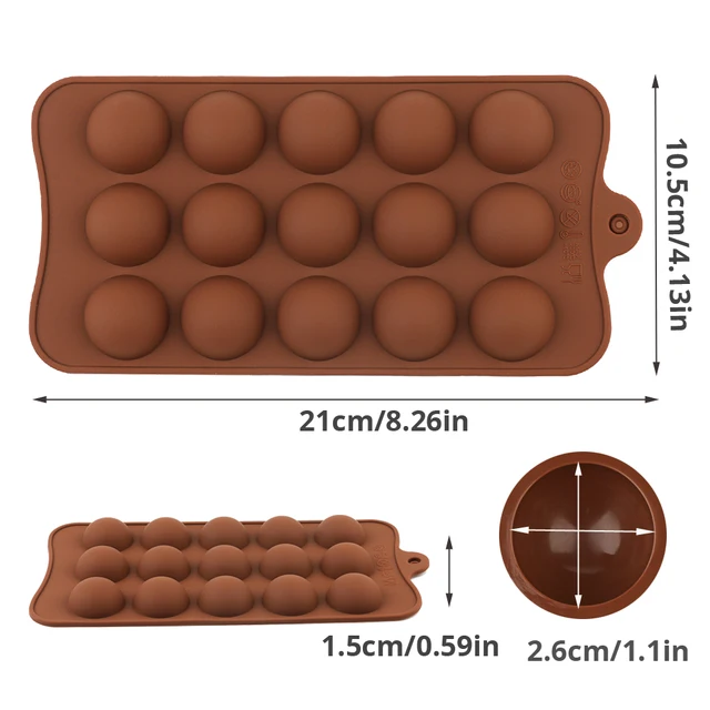 New Chocolate Molds Silicone Food Grade Non-stick Cake Baking Design Candy Mold SILICON 3D Mold Kitchen Gadget DIY Chocolate 21