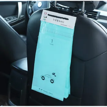 

50psPortable Car Dustbin Garbage Bag Dust Seat Back Storage Rubbish bin Box Case Sundries Holder Organizer Pocket Bags Trash Can