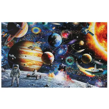 

Space Puzzle 1000 Pcs for Adults Solar System Jigsaw Planets and Astronaut