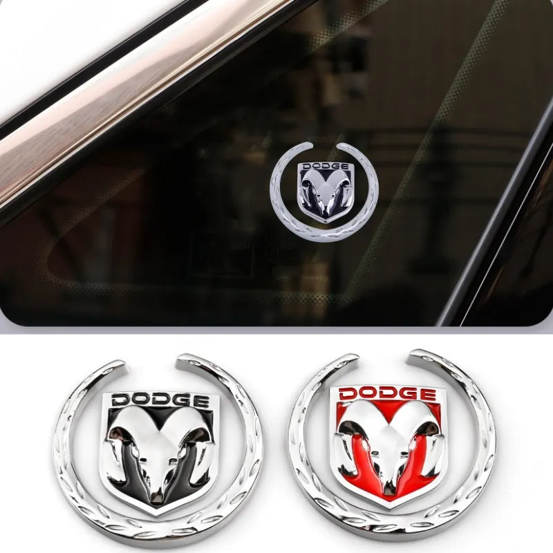 Metal Car Front Accessories for Dodge RAM Logo Journey Caravan Durango Nitro Caliber Jcuv Challenger Rear Side Wheat Sticker | Автомобили