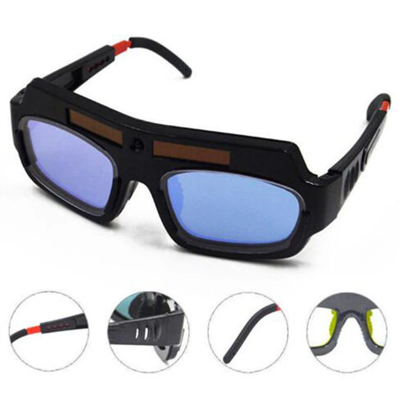 

AU Solar Powered Auto Darkening Welding Mask Helmet Eye Goggles Welder Glasses