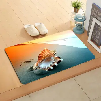 

Custom Beach Time Doormat Home Decor Door mat Floor Mat Bath Mats foot pad#20-05-19-55