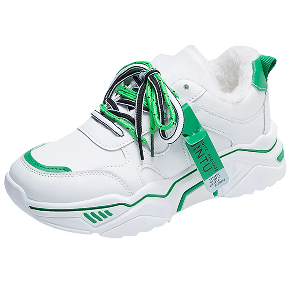 Женские массивные кроссовки на платформе 5 см; повседневная обувь из ...