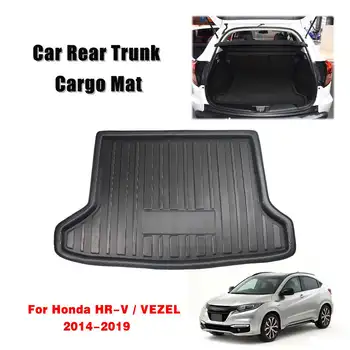 

Cargo Liner Boot Tray Rear Trunk Cover Matt Mat Floor Carpet Kick Pad Mud Non-slip Anti Dust For Honda HR-V Vezel HRV 2014 -2019